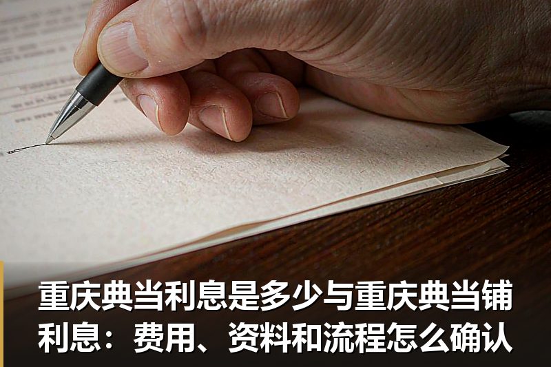 重庆典当利息是多少与重庆典当铺利息:费用、资料和流程怎么确认 重庆典当利息是多少与重庆典当铺利息:费用、资料和流程怎么确认