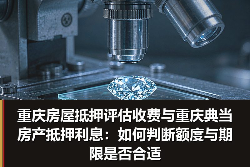 重庆房屋抵押评估收费与重庆典当房产抵押利息:如何判断额度与期限是否合适 重庆房屋抵押评估收费与重庆典当房产抵押利息:如何判断额度与期限是否合适