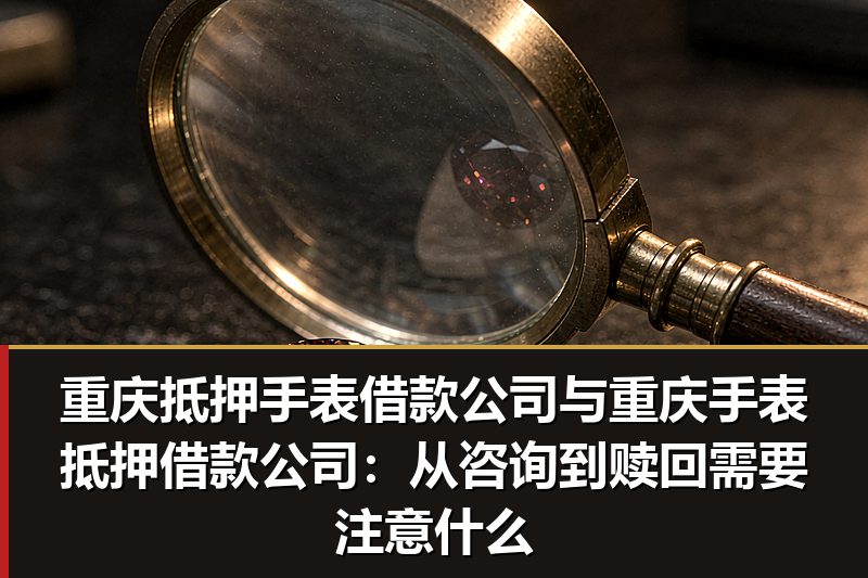 重庆抵押手表借款公司与重庆手表抵押借款公司：从咨询到赎回需要注意什么