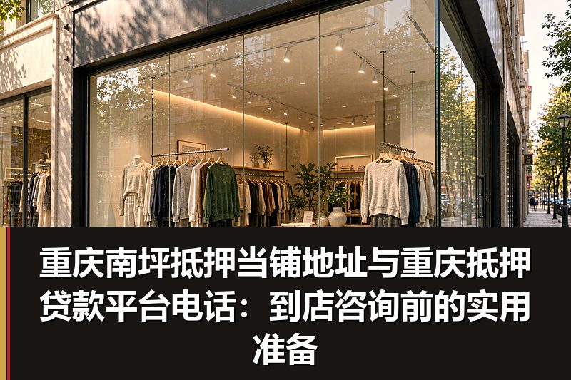 重庆南坪抵押当铺地址与重庆抵押贷款平台电话:到店咨询前的实用准备 重庆南坪抵押当铺地址与重庆抵押贷款平台电话:到店咨询前的实用准备