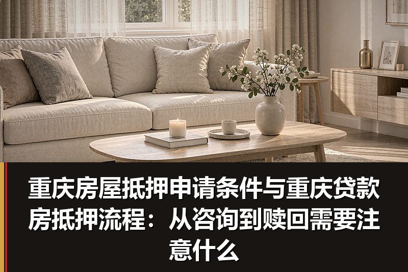 重庆房屋抵押申请条件与重庆贷款房抵押流程:从咨询到赎回需要注意什么 重庆房屋抵押申请条件与重庆贷款房抵押流程:从咨询到赎回需要注意什么