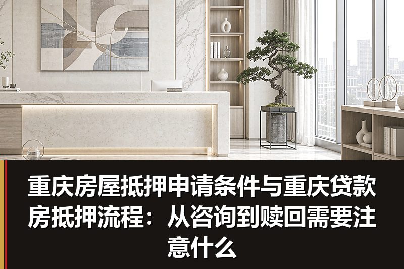 重庆房屋抵押申请条件与重庆贷款房抵押流程:从咨询到赎回需要注意什么 重庆房屋抵押申请条件与重庆贷款房抵押流程:从咨询到赎回需要注意什么