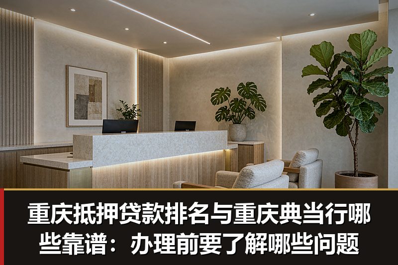 重庆抵押贷款排名与重庆典当行哪些靠谱:办理前要了解哪些问题 重庆抵押贷款排名与重庆典当行哪些靠谱:办理前要了解哪些问题