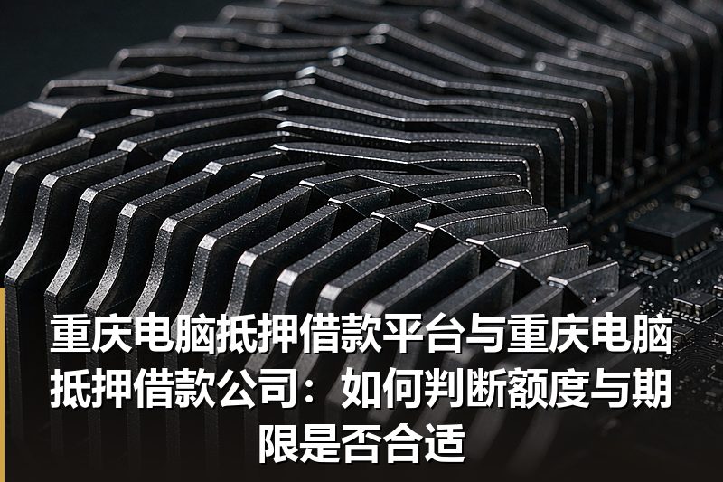 重庆电脑抵押借款平台与重庆电脑抵押借款公司:如何判断额度与期限是否合适 重庆电脑抵押借款平台与重庆电脑抵押借款公司:如何判断额度与期限是否合适