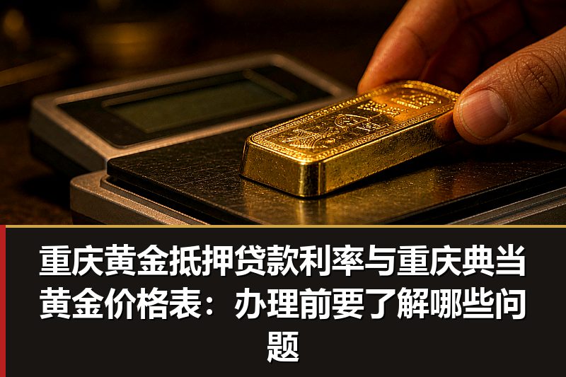 重庆黄金抵押贷款利率与重庆典当黄金价格表:办理前要了解哪些问题 重庆黄金抵押贷款利率与重庆典当黄金价格表:办理前要了解哪些问题