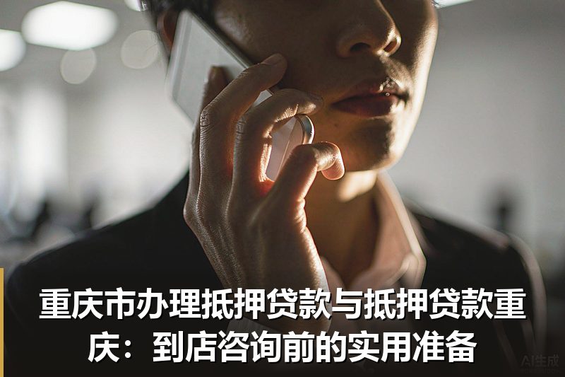 重庆市办理抵押贷款与抵押贷款重庆：到店咨询前的实用准备