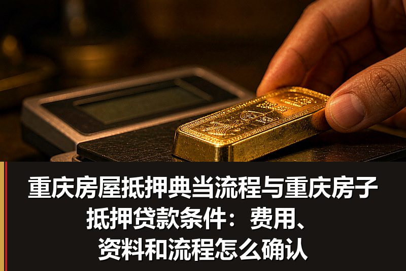 重庆房屋抵押典当流程与重庆房子抵押贷款条件:费用、资料和流程怎么确认 重庆房屋抵押典当流程与重庆房子抵押贷款条件:费用、资料和流程怎么确认