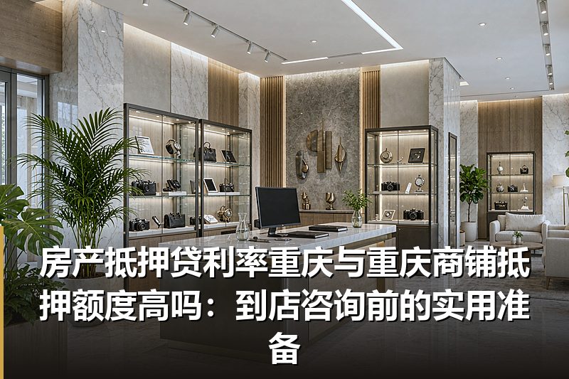 房产抵押贷利率重庆与重庆商铺抵押额度高吗:到店咨询前的实用准备 房产抵押贷利率重庆与重庆商铺抵押额度高吗:到店咨询前的实用准备