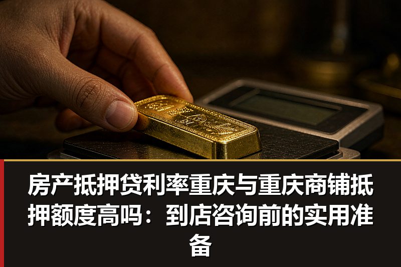 房产抵押贷利率重庆与重庆商铺抵押额度高吗:到店咨询前的实用准备 房产抵押贷利率重庆与重庆商铺抵押额度高吗:到店咨询前的实用准备