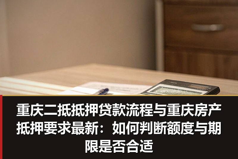 重庆二抵抵押贷款流程与重庆房产抵押要求最新:如何判断额度与期限是否合适 重庆二抵抵押贷款流程与重庆房产抵押要求最新:如何判断额度与期限是否合适
