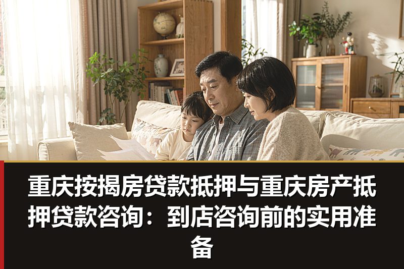重庆按揭房贷款抵押与重庆房产抵押贷款咨询:到店咨询前的实用准备 重庆按揭房贷款抵押与重庆房产抵押贷款咨询:到店咨询前的实用准备