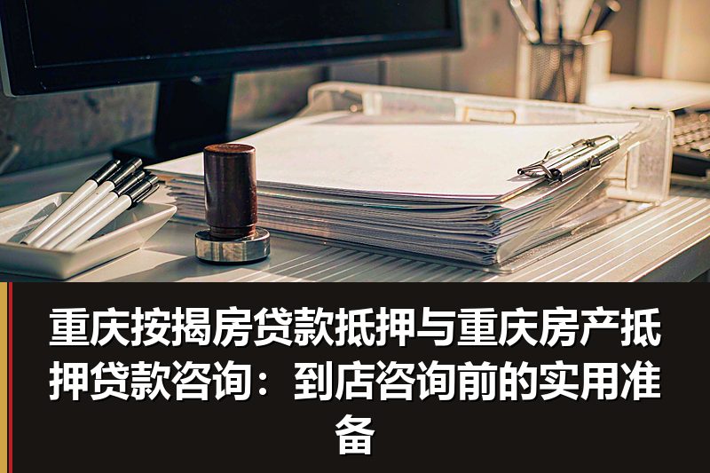 重庆按揭房贷款抵押与重庆房产抵押贷款咨询:到店咨询前的实用准备 重庆按揭房贷款抵押与重庆房产抵押贷款咨询:到店咨询前的实用准备
