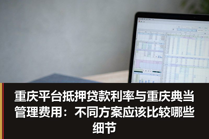 重庆平台抵押贷款利率与重庆典当管理费用:不同方案应该比较哪些细节 重庆平台抵押贷款利率与重庆典当管理费用:不同方案应该比较哪些细节