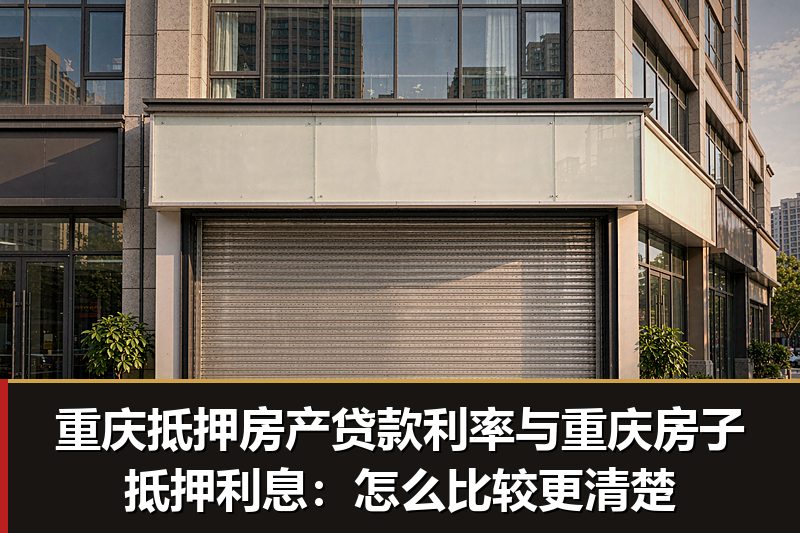 重庆抵押房产贷款利率与重庆房子抵押利息：怎么比较更清楚