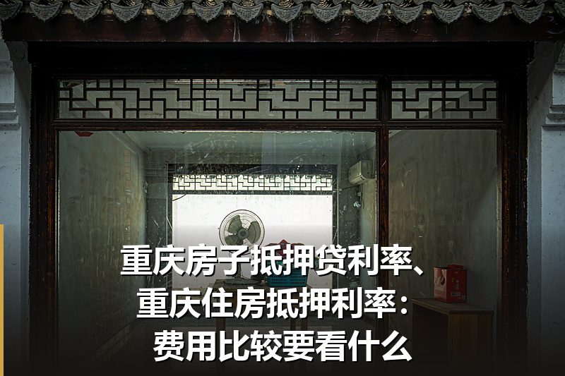重庆房子抵押贷利率、重庆住房抵押利率:费用比较要看什么 重庆房子抵押贷利率、重庆住房抵押利率:费用比较要看什么