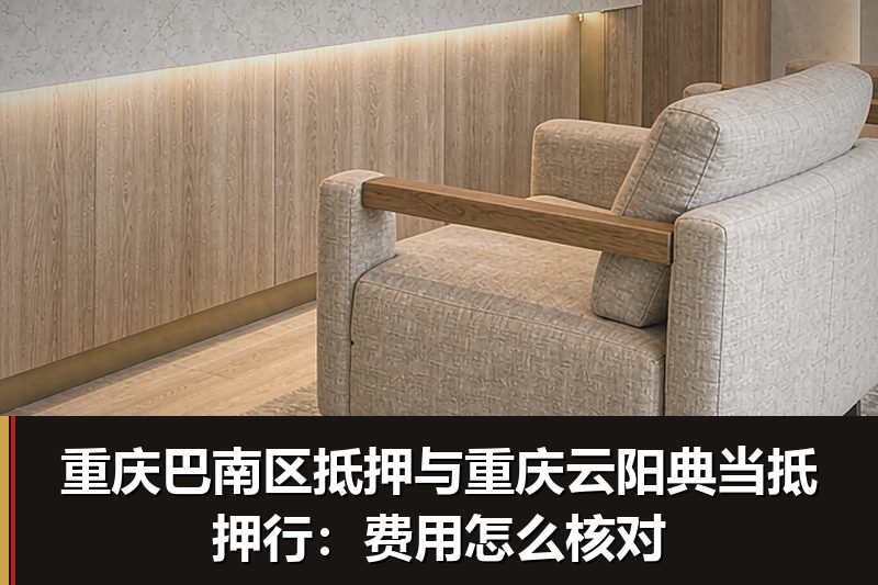 重庆巴南区抵押与重庆云阳典当抵押行:费用怎么核对 重庆巴南区抵押与重庆云阳典当抵押行:费用怎么核对