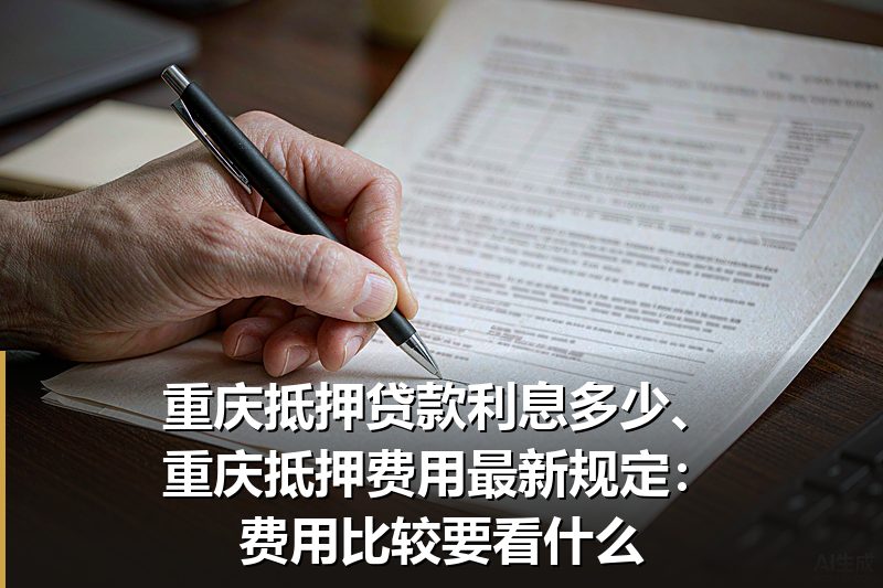 重庆抵押贷款利息多少、重庆抵押费用最新规定：费用比较要看什么