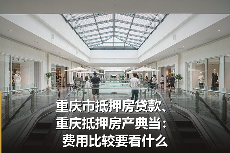 重庆市抵押房贷款、重庆抵押房产典当：费用比较要看什么