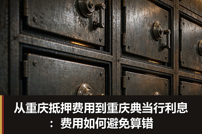 从重庆抵押费用到重庆典当行利息：费用如何避免算错