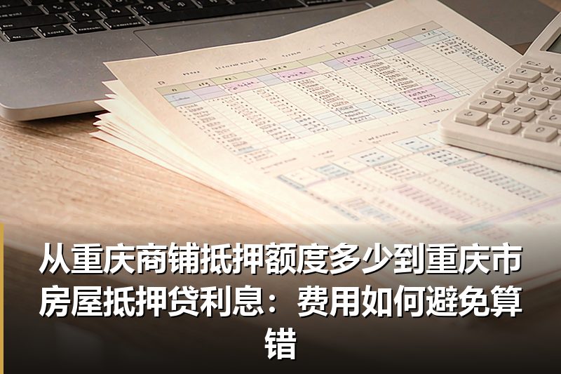 从重庆商铺抵押额度多少到重庆市房屋抵押贷利息：费用如何避免算错