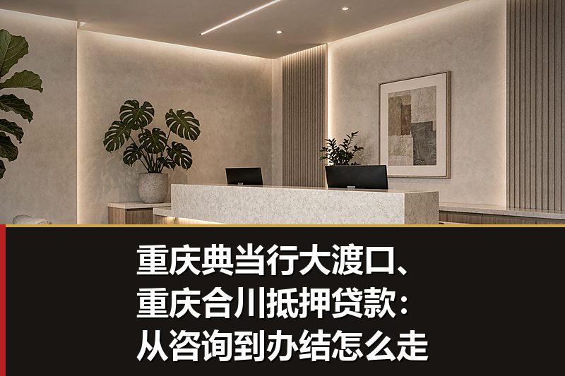 重庆典当行大渡口、重庆合川抵押贷款:从咨询到办结怎么走 重庆典当行大渡口、重庆合川抵押贷款:从咨询到办结怎么走